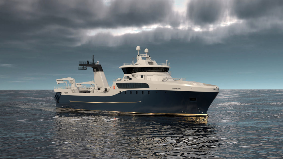 NVC 375 - 81,5m Stern Trawler for artctic waters