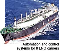 Kongsberg to deliver automation and control systems for eight LNG carriers