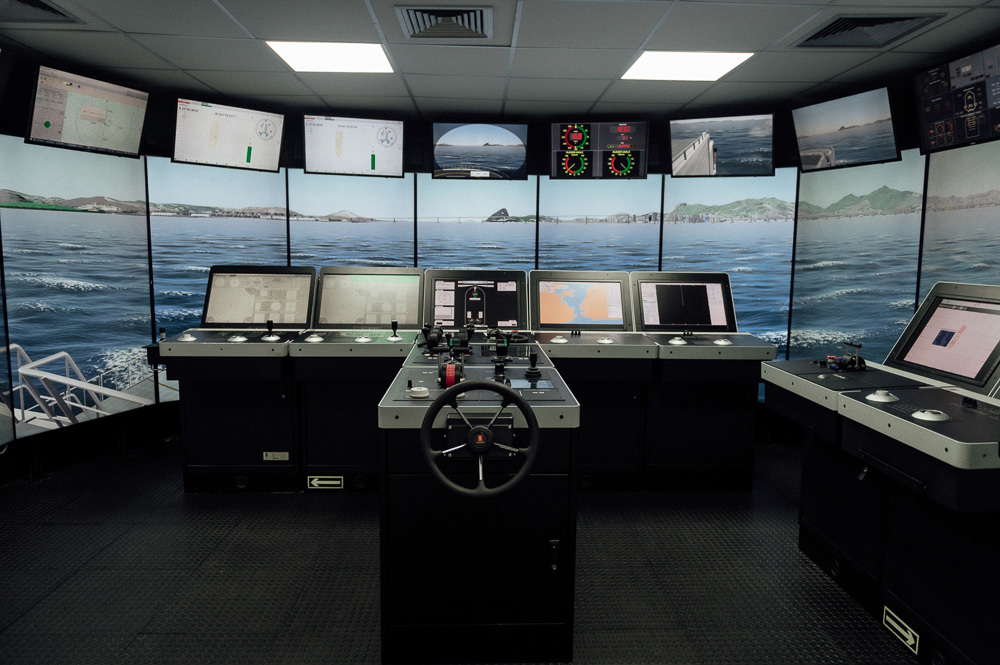Kongsberg Maritime's training facilities in Niteroi Brazil.