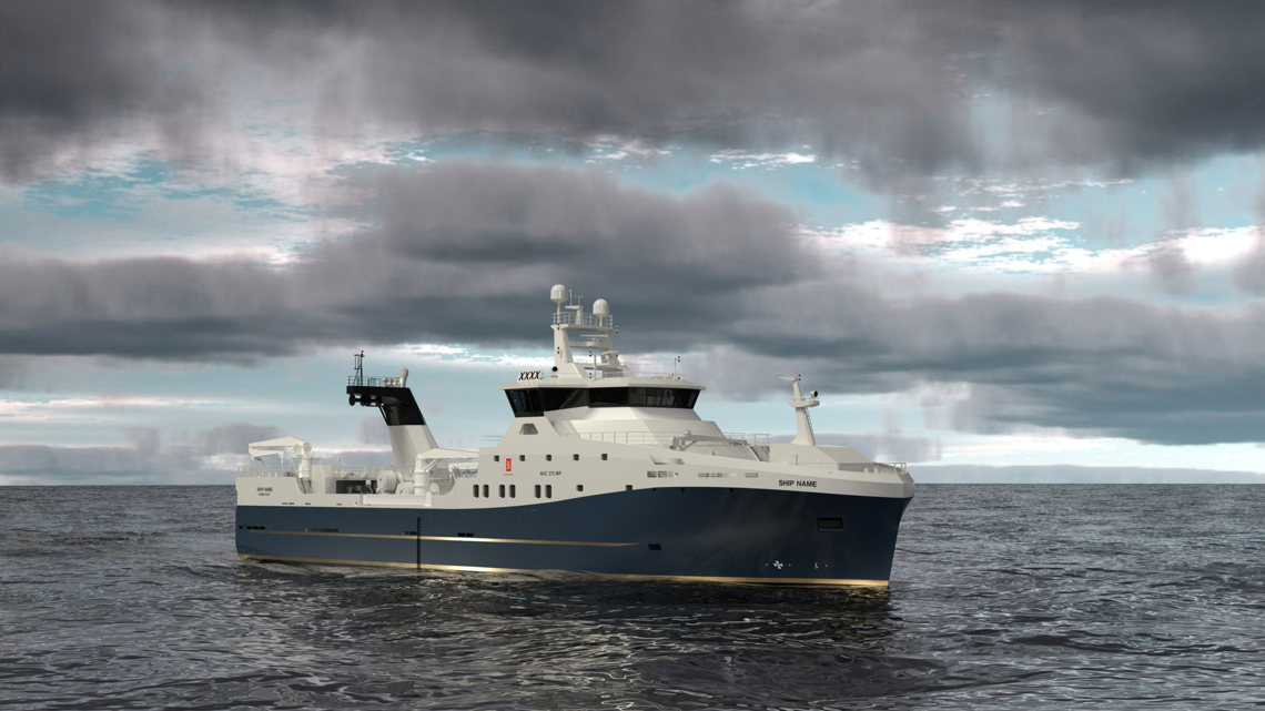 NVC 375WP - 81,5m Stern Trawler for artctic waters 