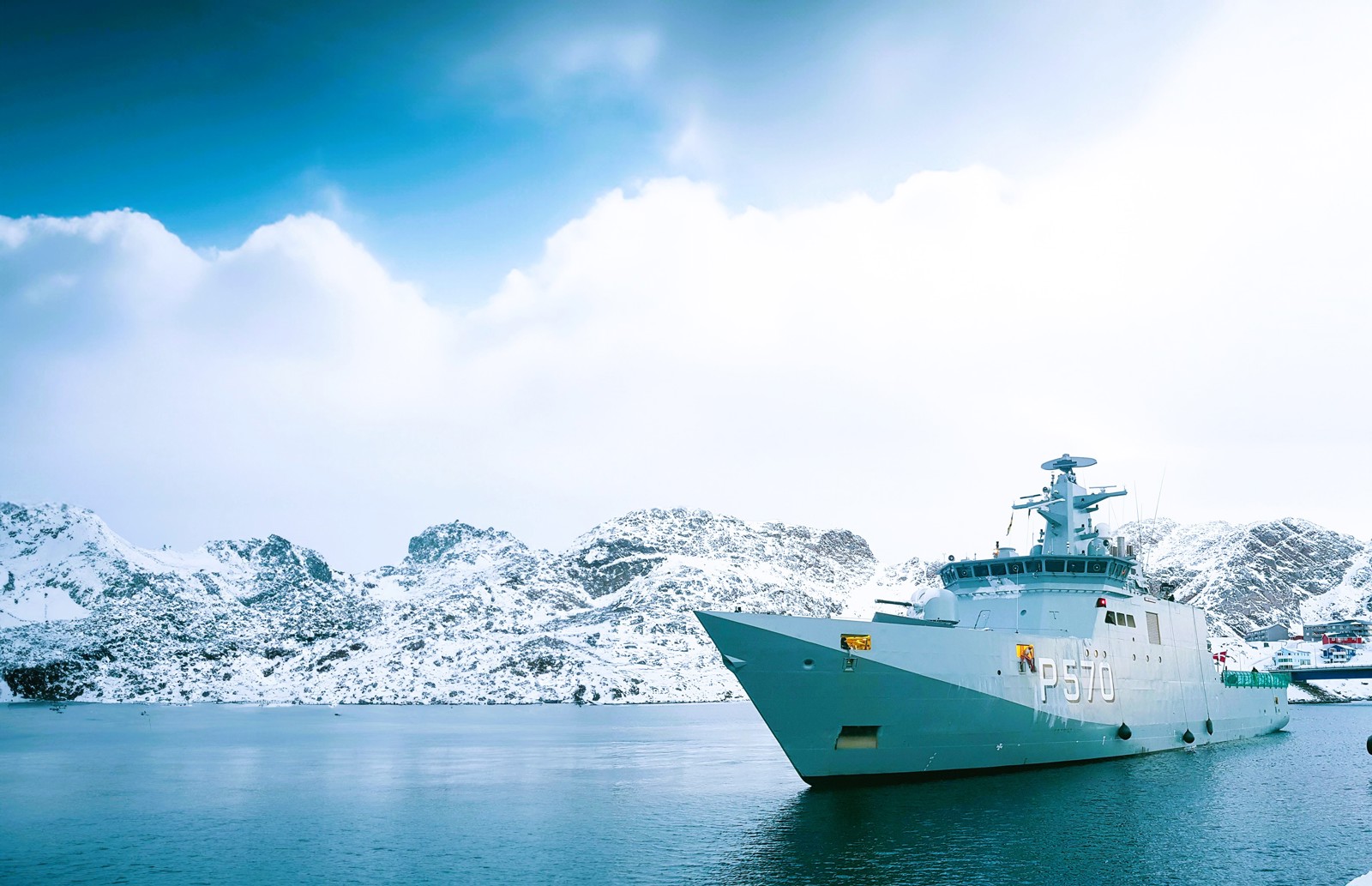 The Danish Navy  operates two  NVC 810 offshore  patrol vessels