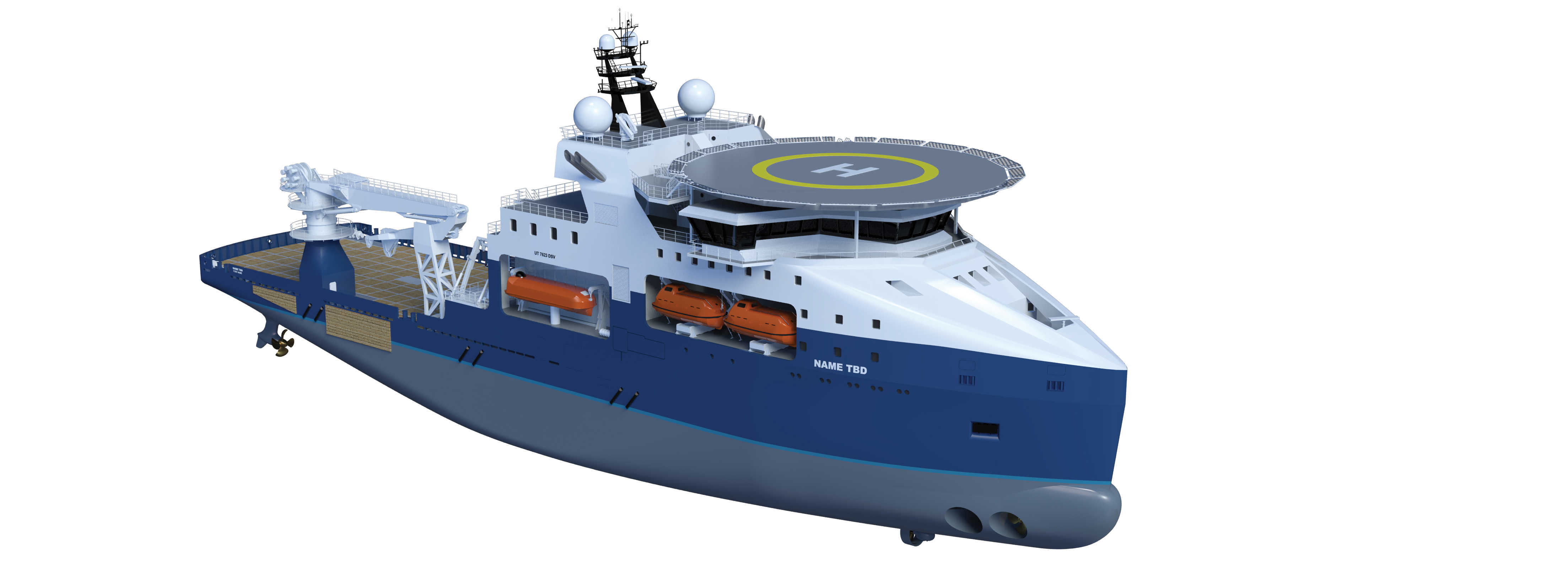 Diving support vessel design UT 7623 DSV Kongsberg Maritime