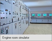 Engine room simulator