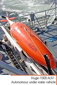 The HUGIN 1000 AUV - autonomous under water vehicle