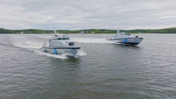 Kongsberg Maritime’s Kamewa waterjets power the Watercat 2000 Patrol vessels