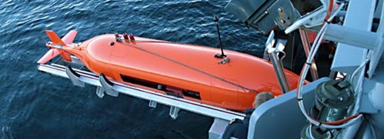 The Hugin 1000 MR Autonomous underwater vehicle