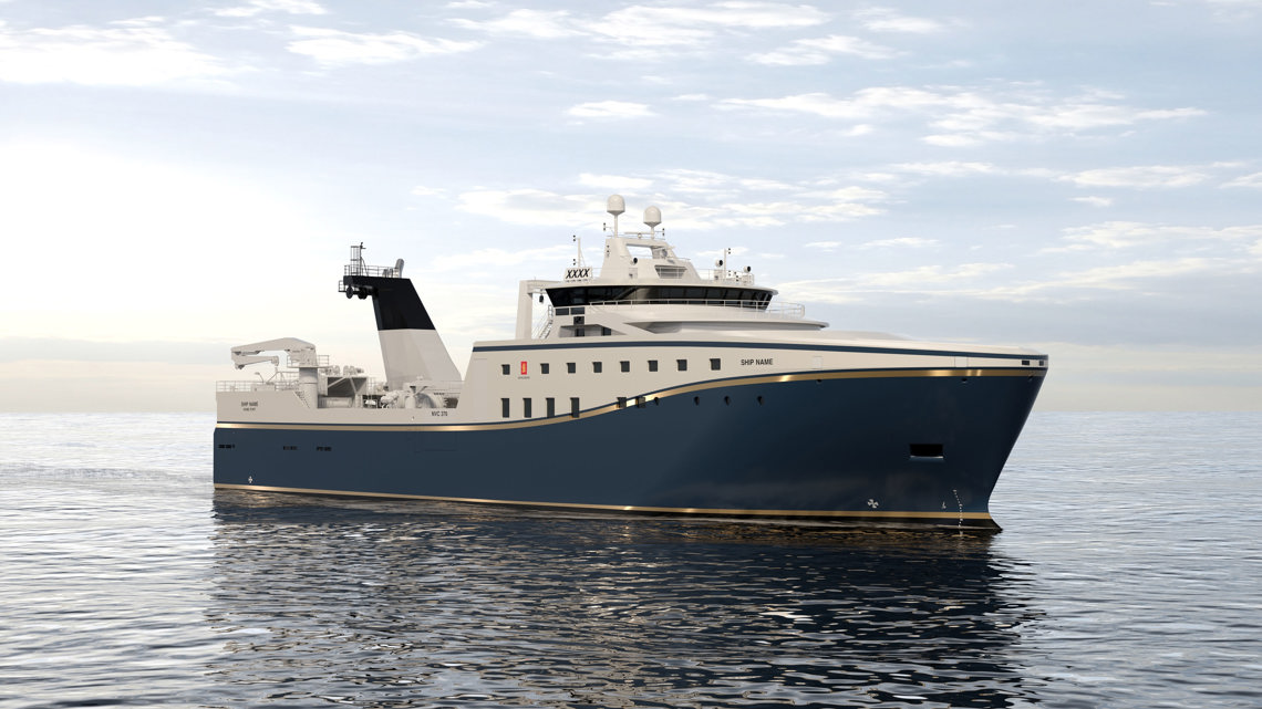 NVC 376 - 88m Stern Trawler for arctic waters