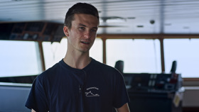 The Second Officer of Normand Drott, Bjornar Solas.