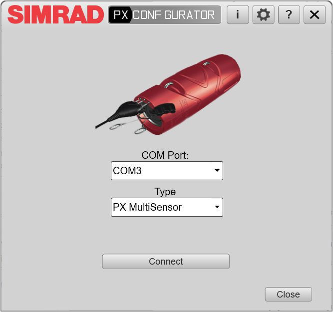 Le Configurateur PX de Simrad