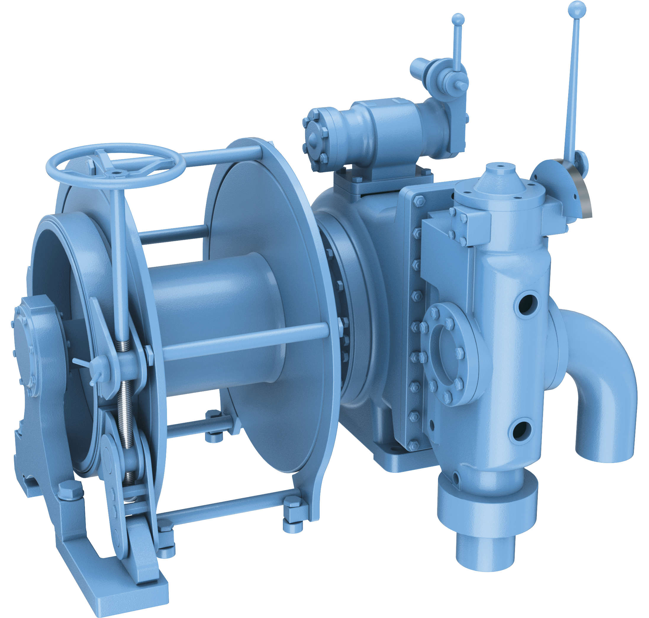 Auxiliary winches for fishing vessel Kongsberg Maritime