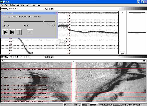 Dual 120 kHz with 200 kHz depth sounding