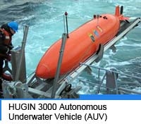 HUGIN 3000 Autonomous Underwater Vehicle (AUV)