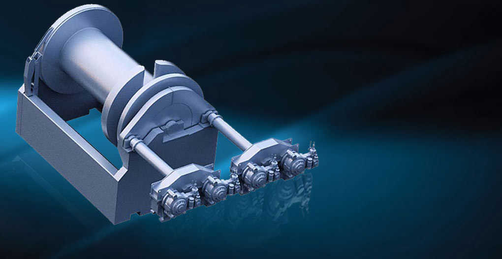 Special handling winches for anchor handling vessel Kongsberg Maritime