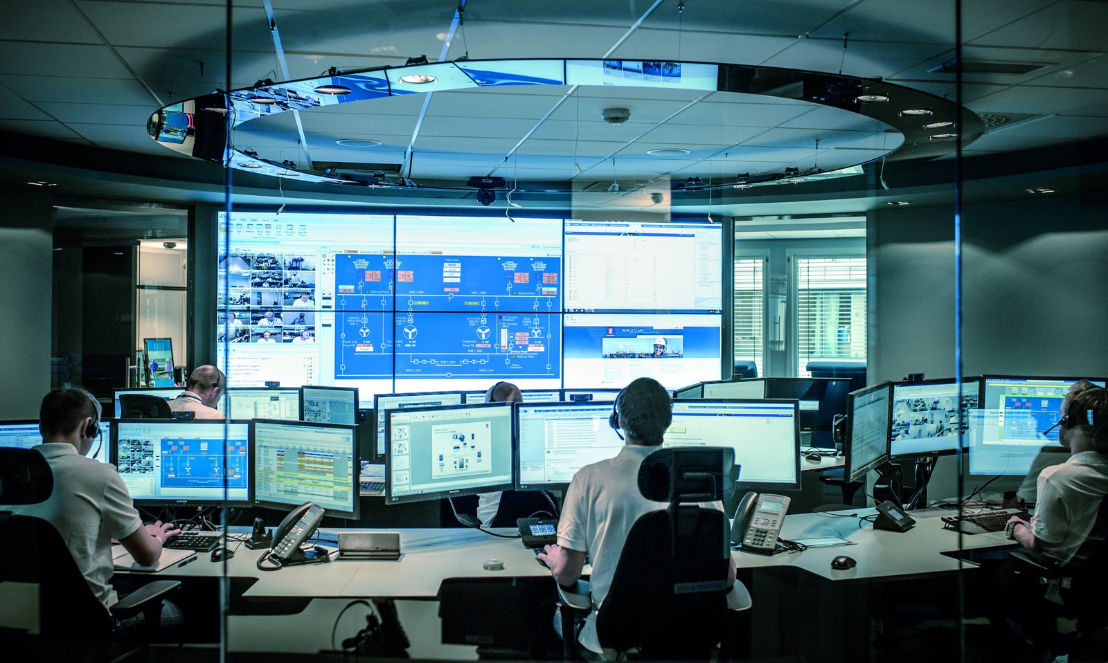 Kongsberg Maritimes global customer support 