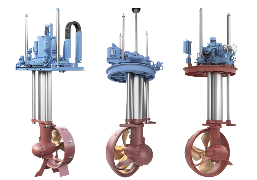 Retractable azimuthing thruster Kongsberg Maritime