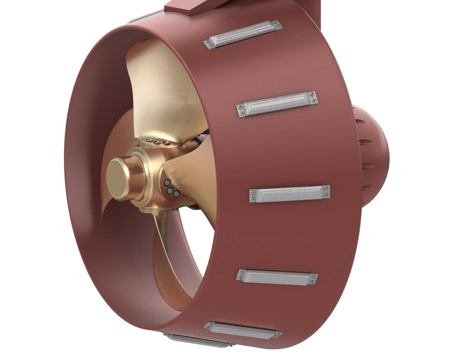 Retractable azimuthing thruster Kongsberg Maritime