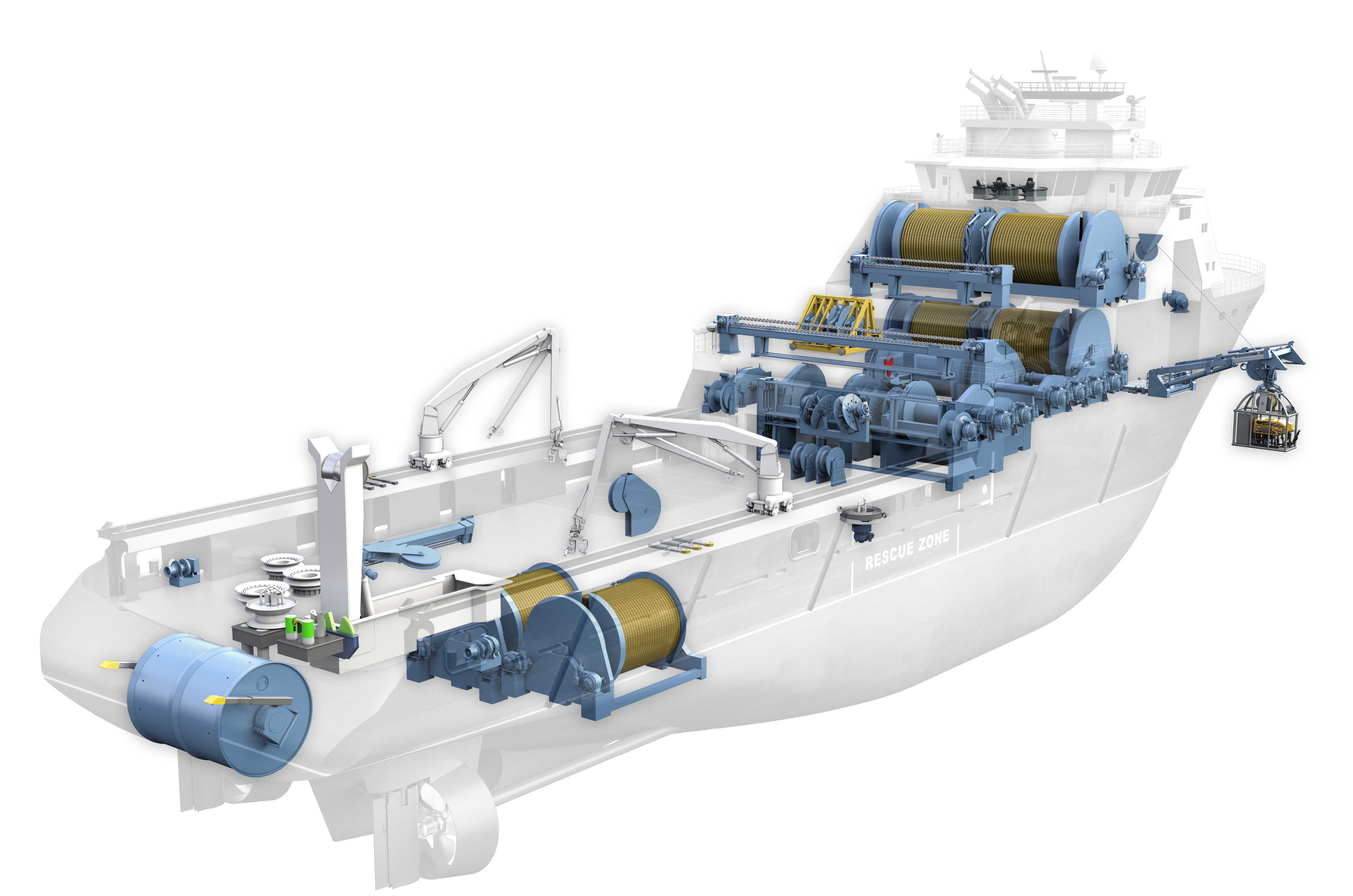 Deck Machinery & Cranes Kongsberg Maritime