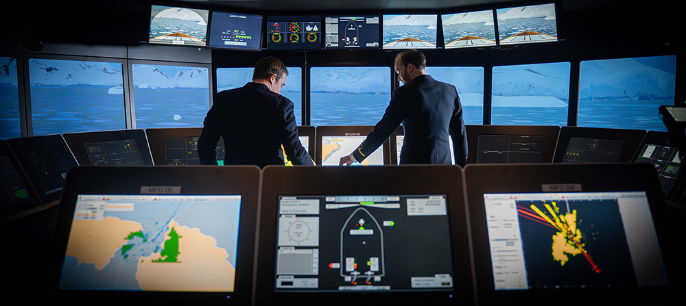 K-Sim Navigation ships bridge simulator at Simwave