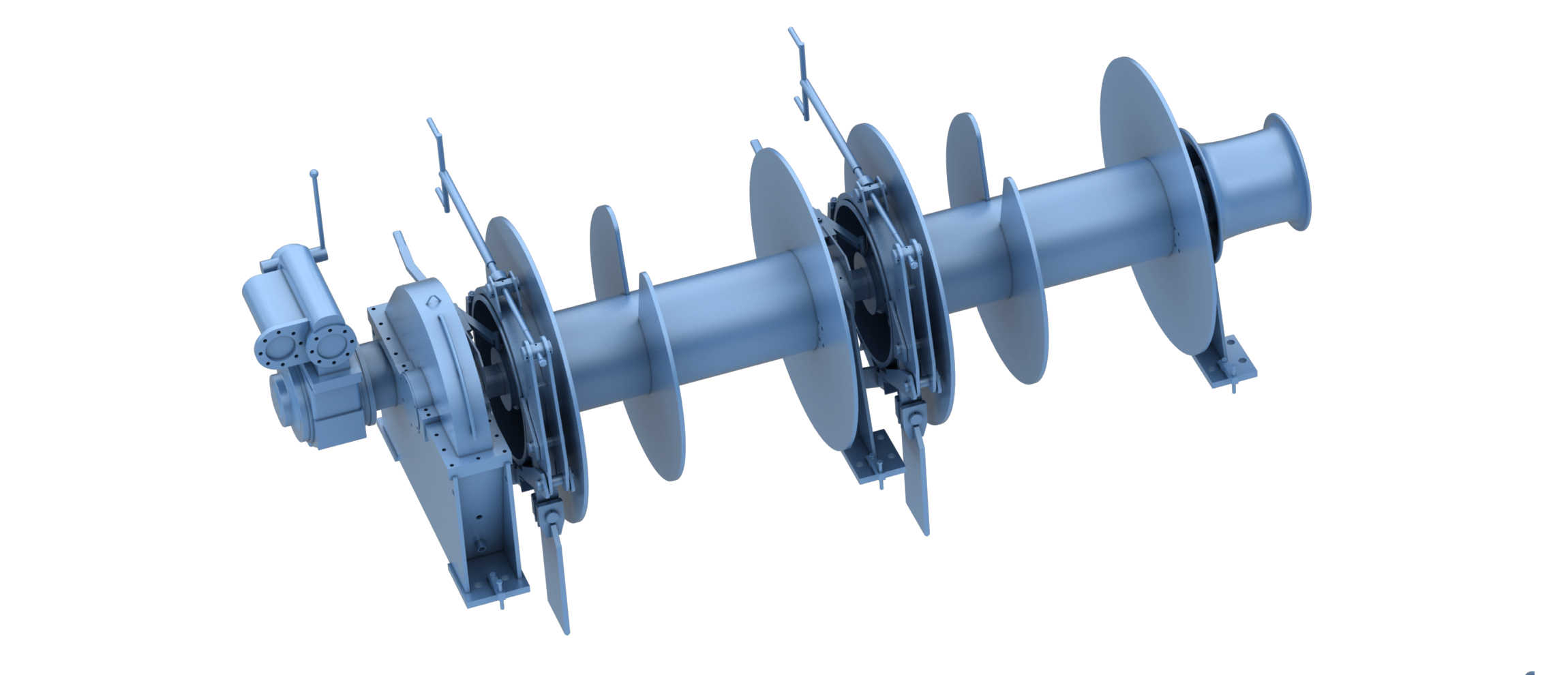 Windlass and mooring winches for Fishing vessel Kongsberg Maritime