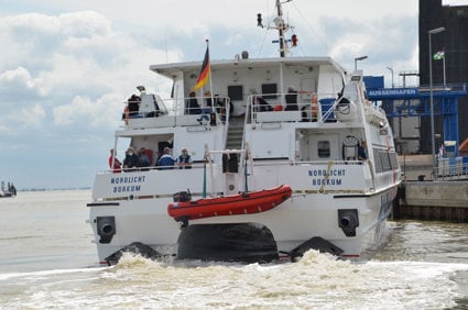 One such story concerns the replacement of the waterjets on its almost 40-metre passenger ferry M/S Nordlicht – an upgrade which brought about a remarkable 26% improvement in energy efficiency.