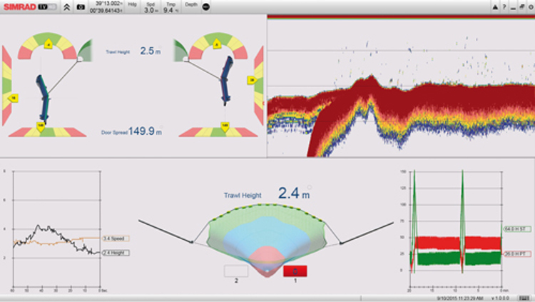 Le logiciel TV80 de Simrad