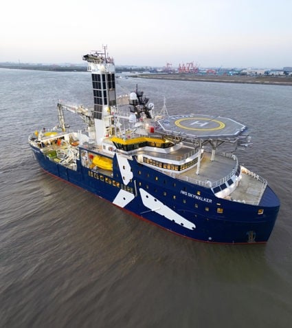 The IWS Skywalker is the first of six CSOVs and was delivered in late 2023.