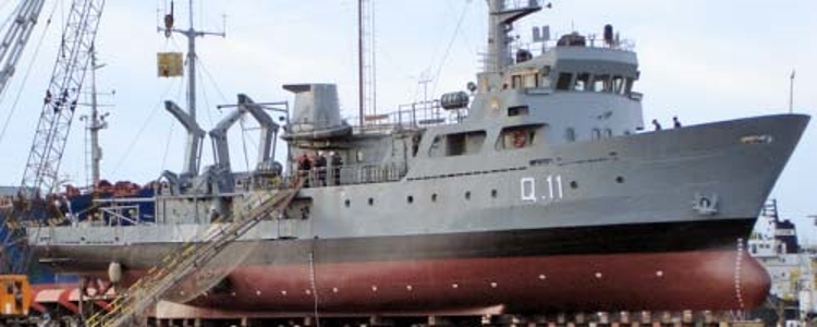 One of the two Argentine Navy owned and operated Hydrographic vessels