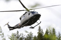 A Bell 412 helicopter from the Norwegian Special Forces. Credit: Torbjørn Kjosvold/ Forsvaret