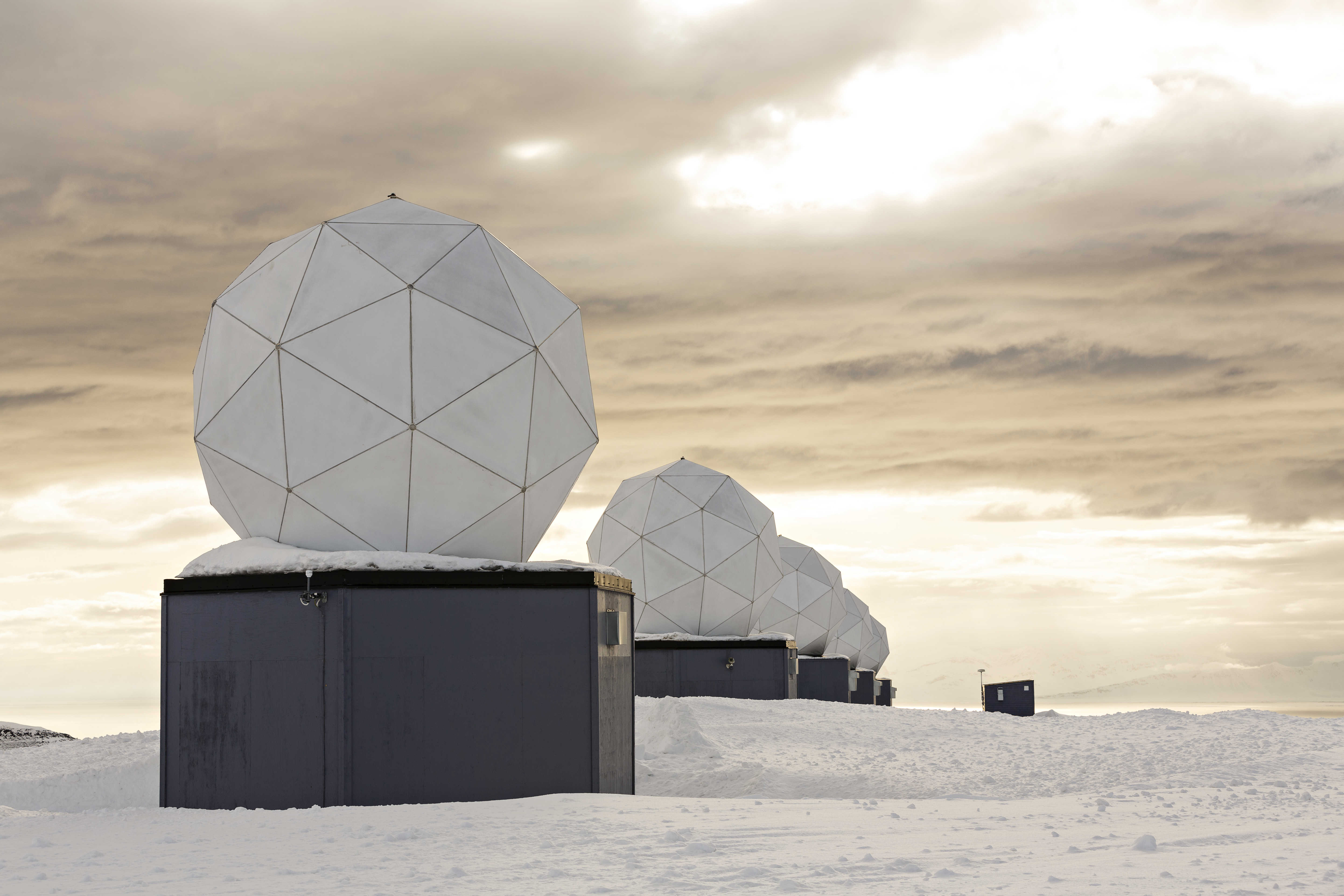 Satellites on Svalbard