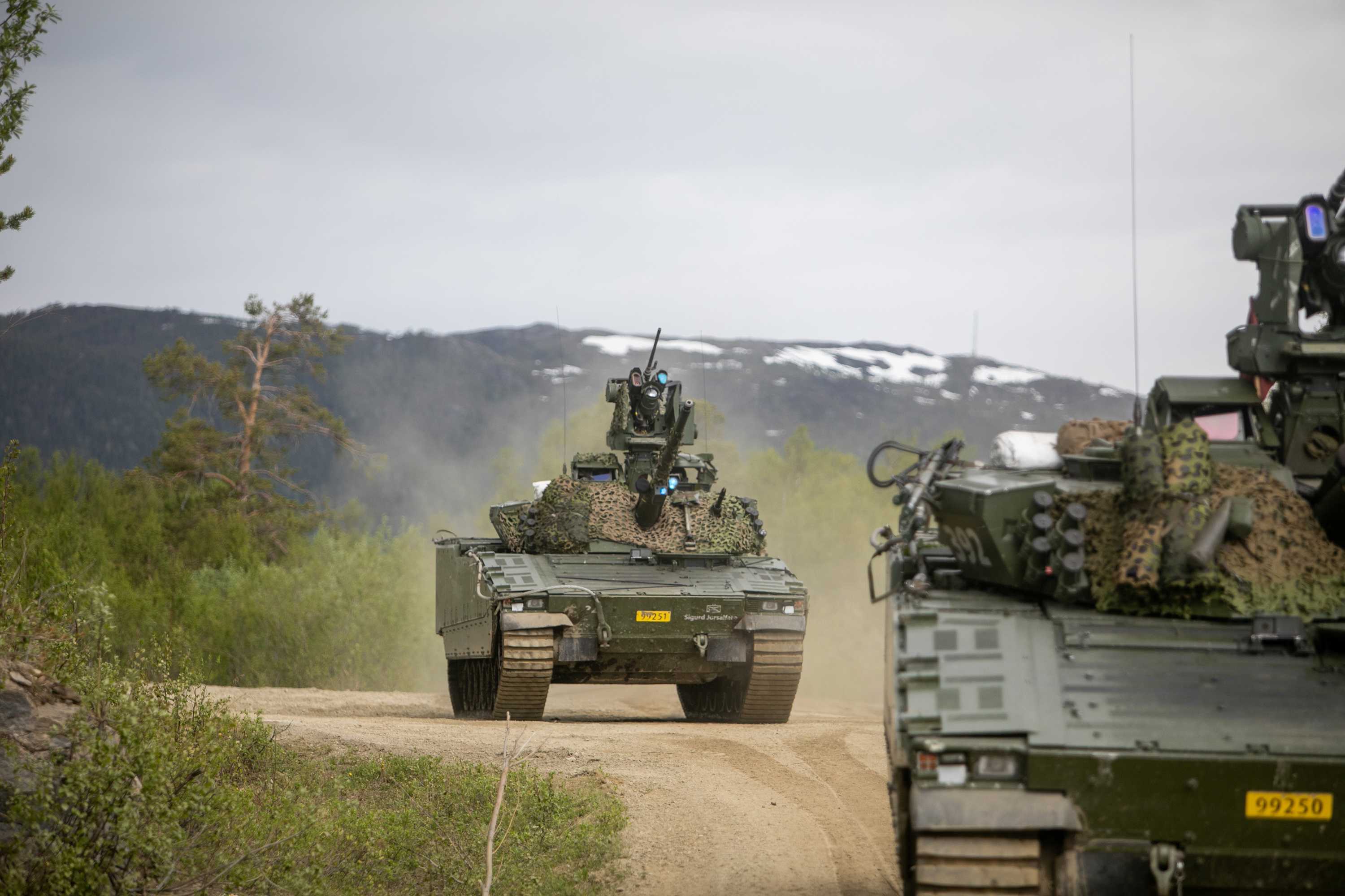 Norwegian Army conducting live fire exersice Thunderbolt. Photo: Frederik Ringnes / Norwegian Armed Forces (Forsvaret)