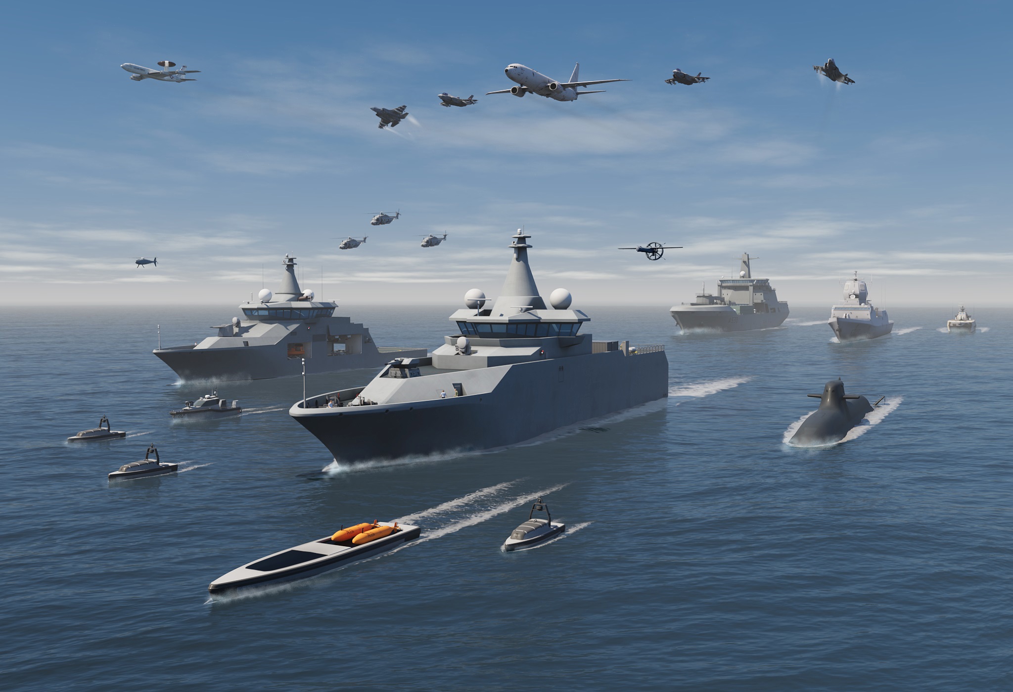 Vanguard and Norwegian Navy fleet