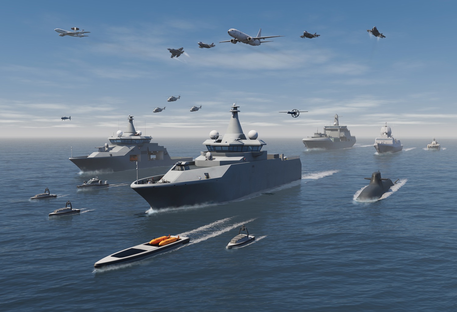 Vanguard and Norwegian Navy fleet