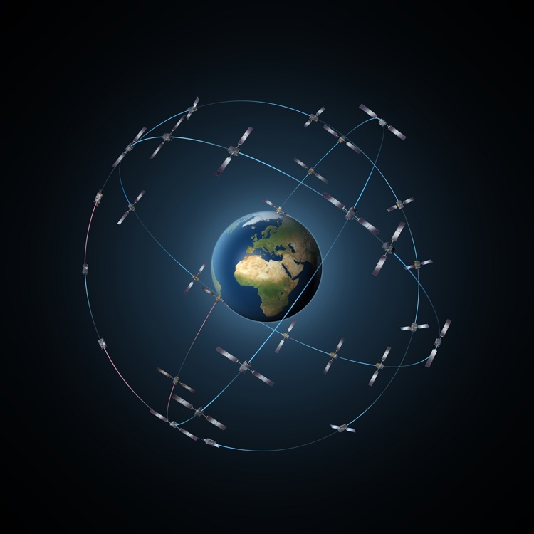 Complete Galileo constellation. Credit: ESA-J. Huart