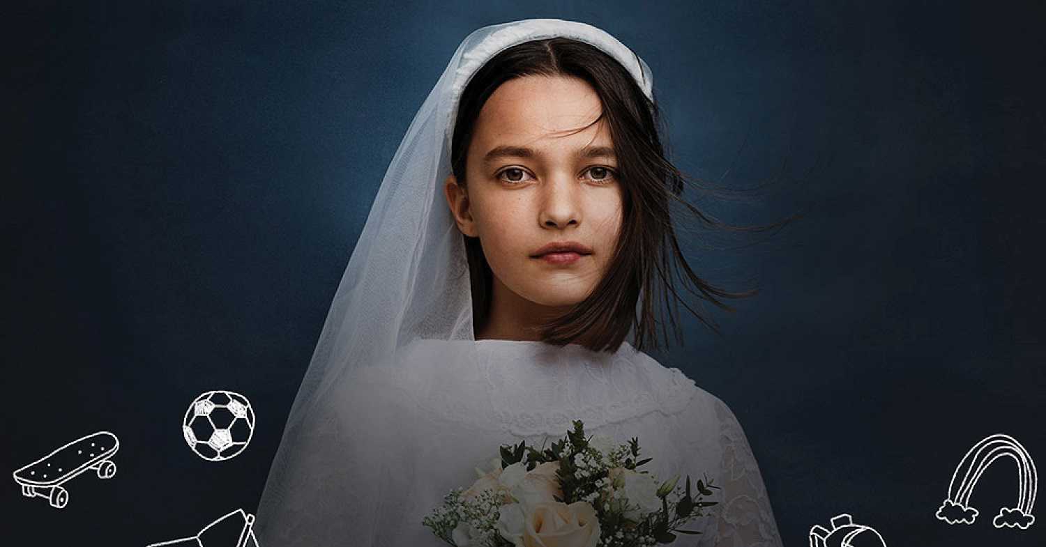 Child, not a bride. This year's NRK Telethon . Photo credit PLAN International Norway.