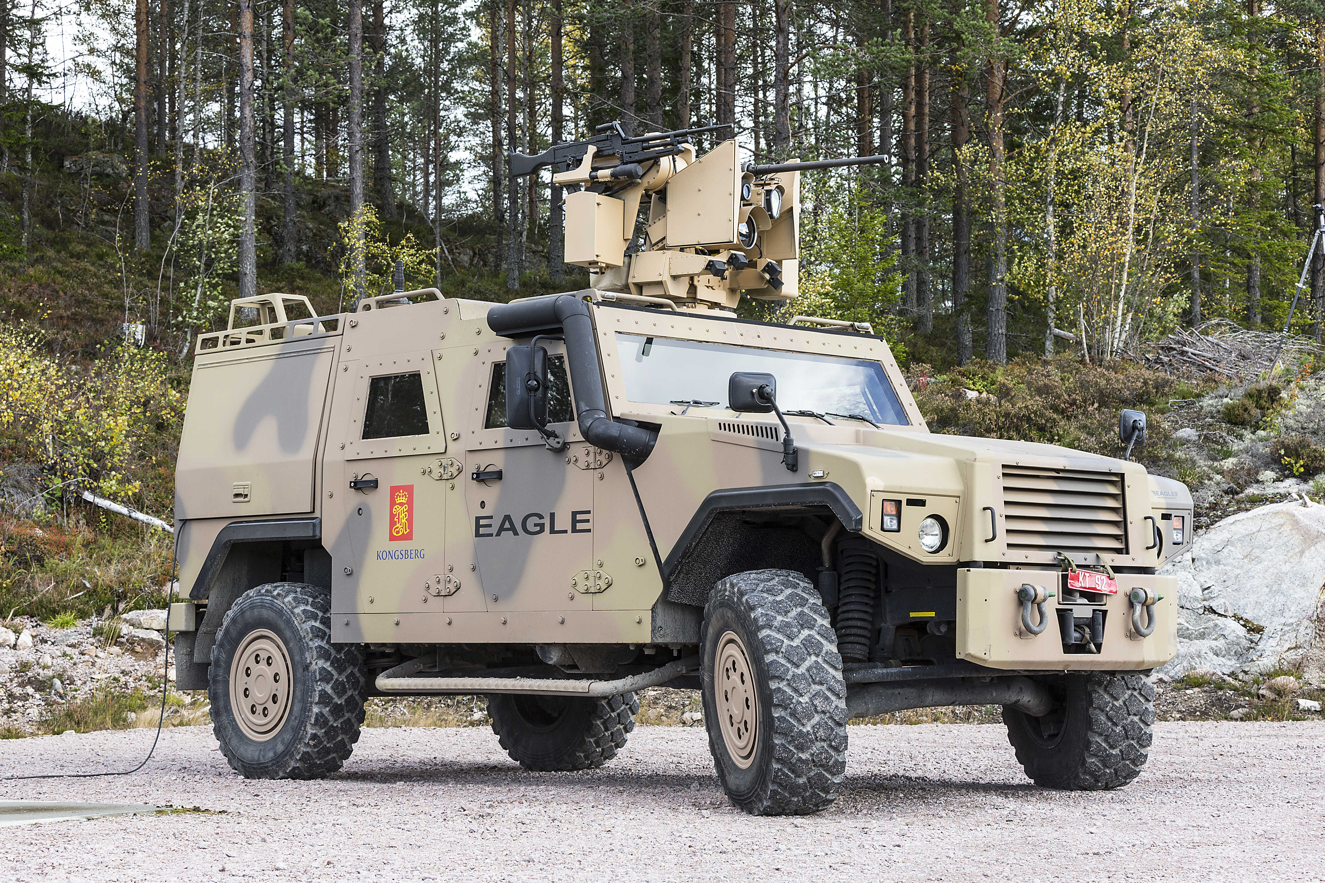 PROTECTOR mounted on EAGLE vehicle