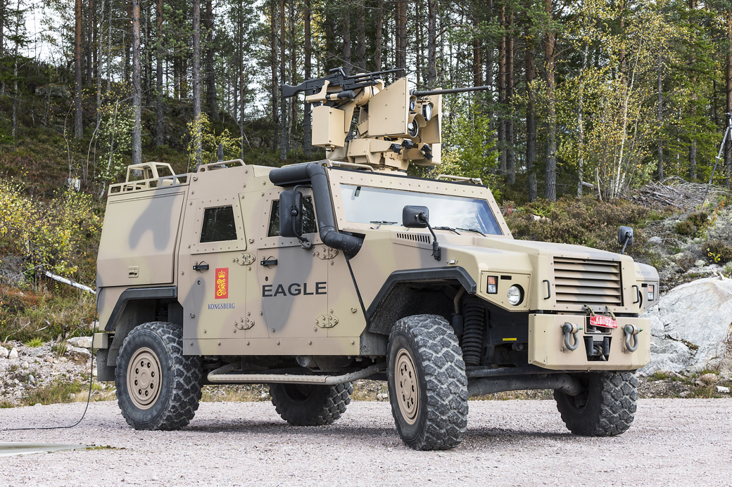 PROTECTOR mounted on EAGLE vehicle