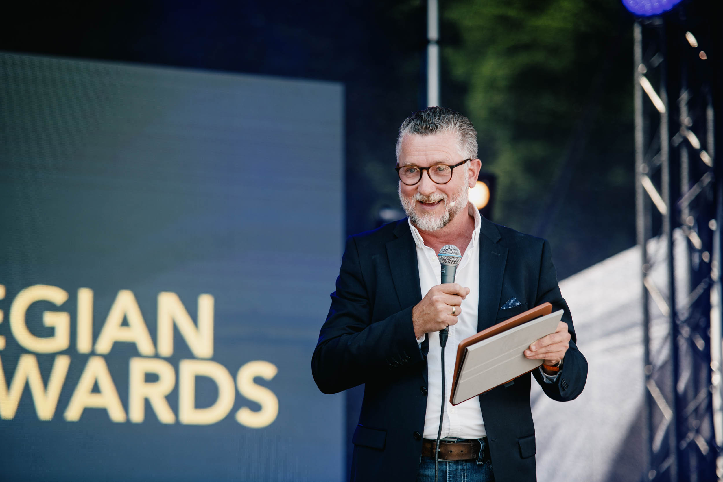Image of Hans-Petter Nygård-Hansen on stage