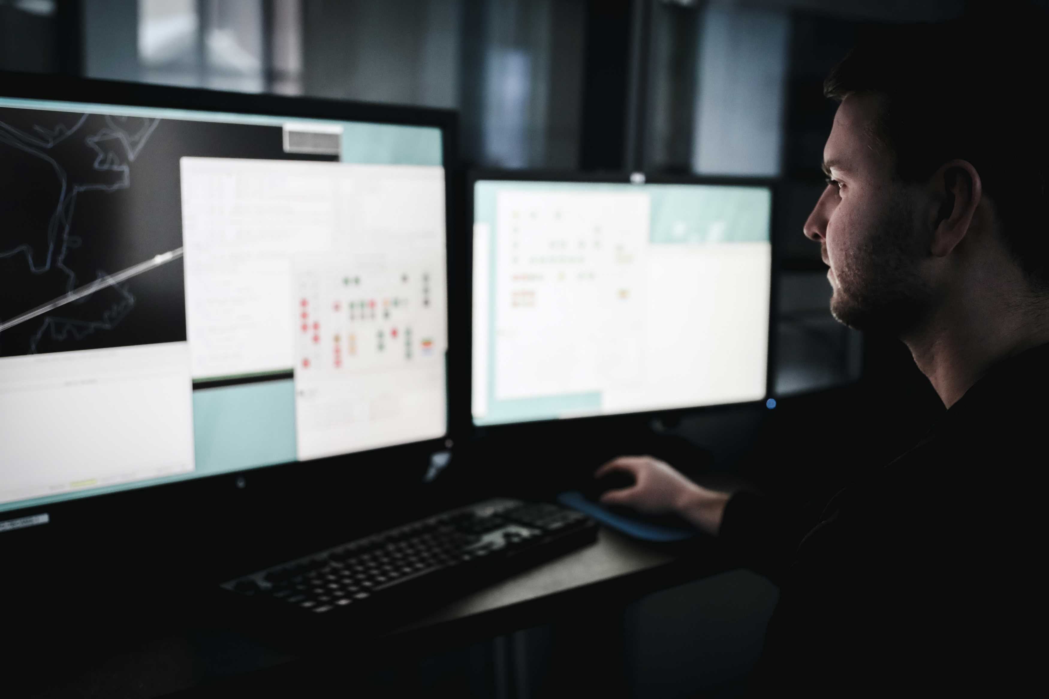 Software developer at Kongsberg Defence & Aerospace. Credit Njål Frilseth