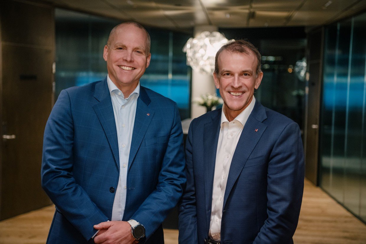 Photo of Martin Wien Fjell and Eirik Lie