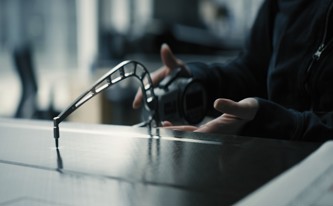 Measuring composite part at KONGSBERG