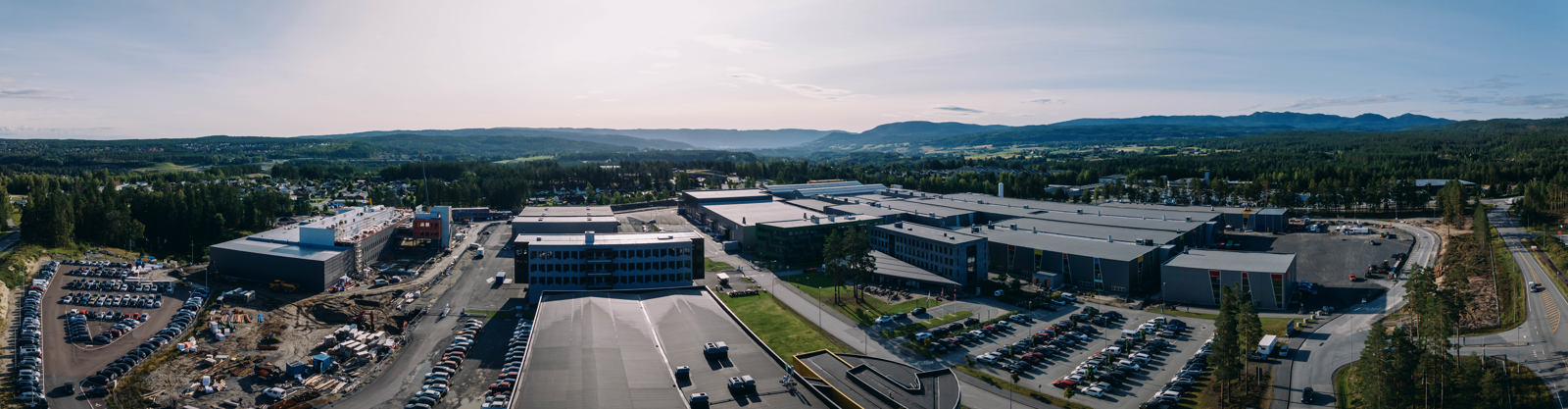 Drone footage of Arsenalet 