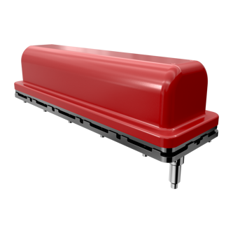 Product image (3D rendering) of the SA9510S sonar.