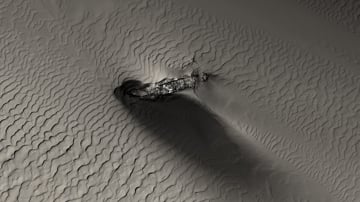 Sunken ship in the North sea, EM2040-04 MKII Dual RX ©Clinton Survey AB