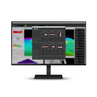 Image of monitor with K-controller software