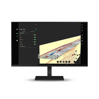 User interface of Listen software