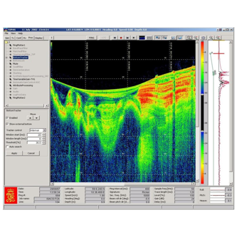 Screen capture of TOPAS PS120 software.