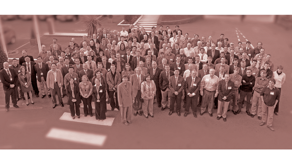 Group photo of those attending FEMME 2005 in Dublin