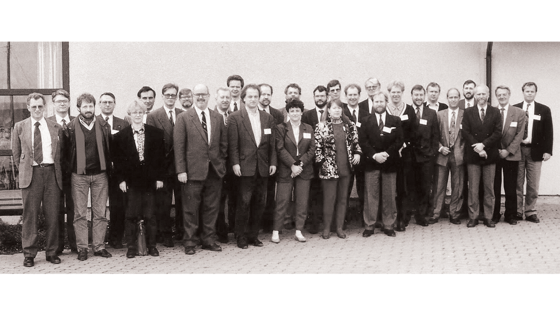 Group photo of those attending FEMME 1990 in Horten