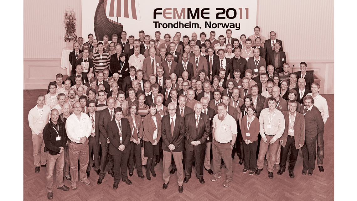 Group photo of those attending FEMME 2011 in Trondheim
