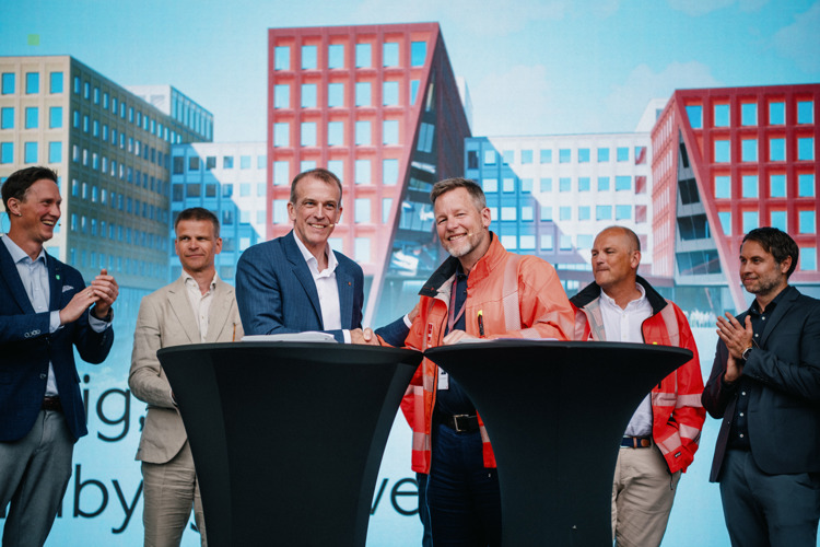 Image of "Utsikten" signing on Kongsberg Agenda